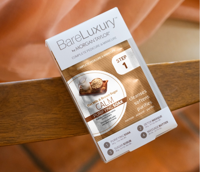 Morgan Taylor BareLuxury Calm Oat Milk & Brown Sugar 4PK